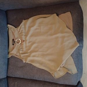 BCX - JUNIORS (XXSMALL) OLIVE GREEN SLEEVELESS BLOUSE